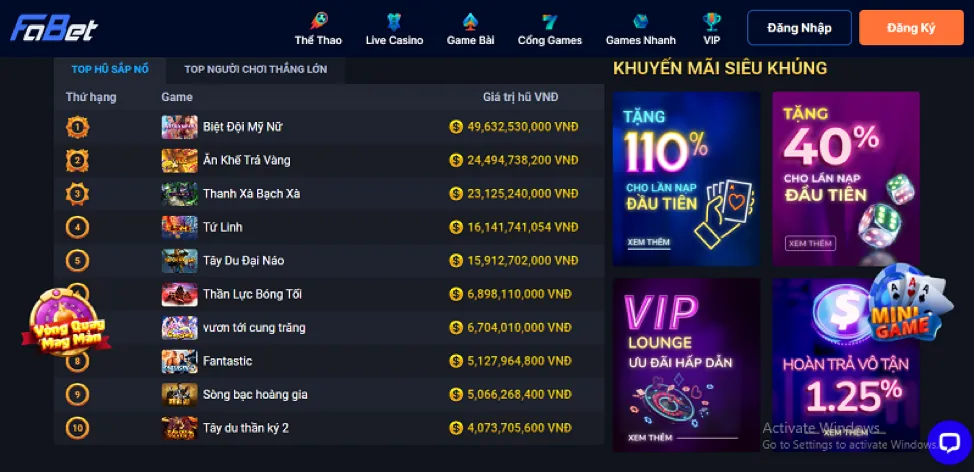 Cá cược thể thao trên ứng dụng Hubet88